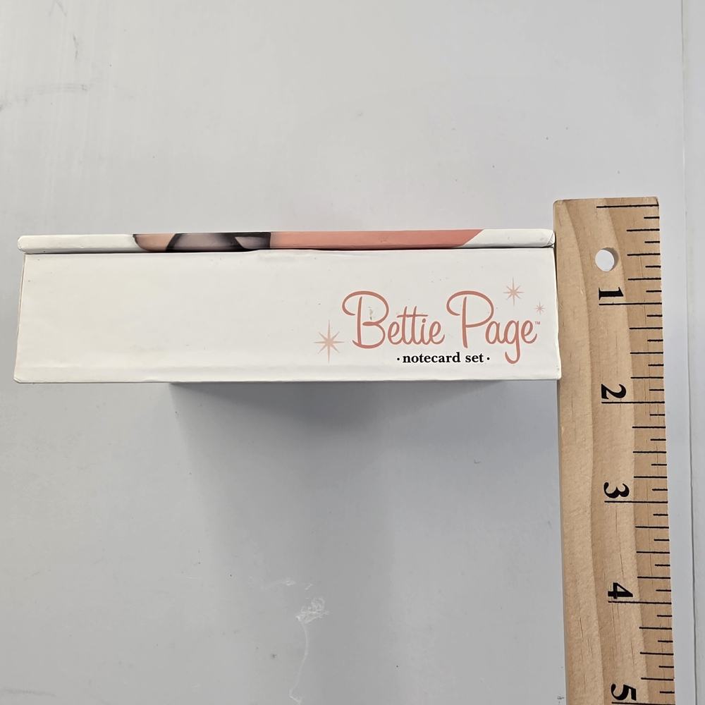 NEW Vintage 2006 Bettie Page Pinup Notecard Set New In Box 3161-D - Picture 5 of 13